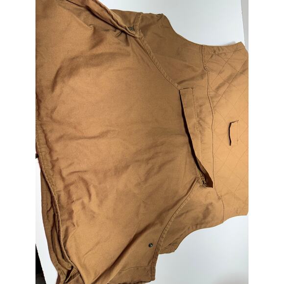 Woolrich Men’s Outdoor Guide Collection Hunting Brown Canvas Vest Sz XL - Picture 8 of 13